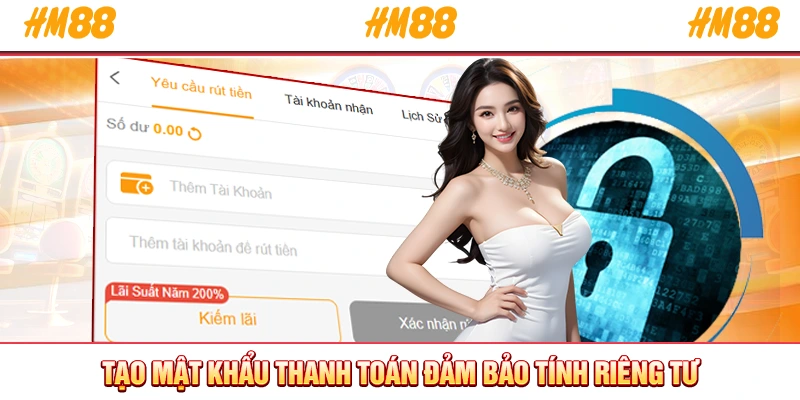 Tạo mật khẩu thanh toán đảm bảo tính riêng tư